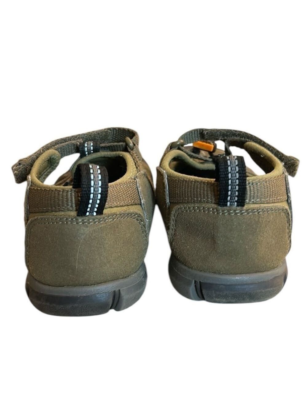 KEEN Seacamp II CNX Kids Green Closed Toe Washable Sandals Shoes Size 13 - Picture 5 of 10